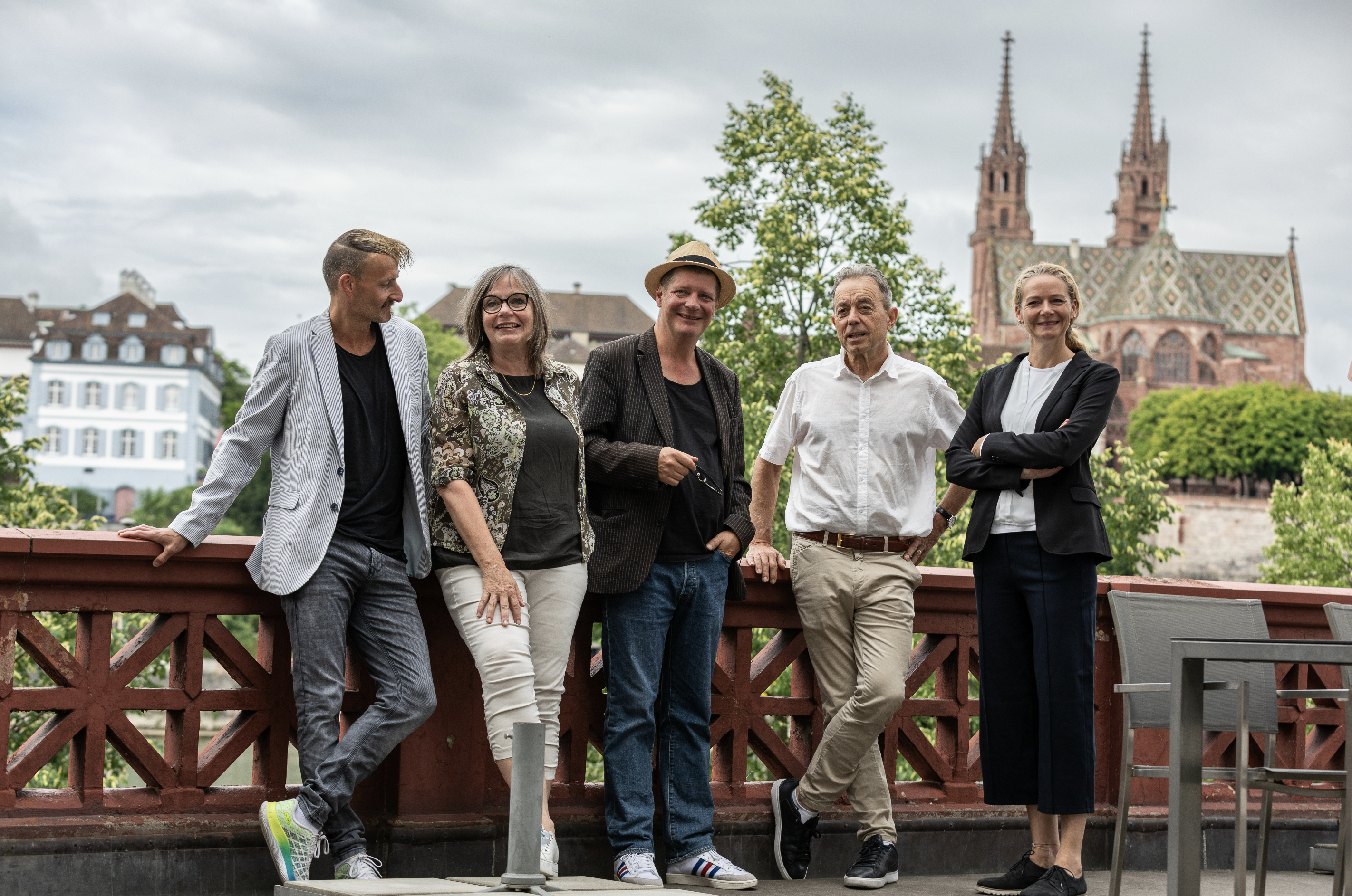 v.l.n.r: Marc Moresi, Elsbeth Meier, Christian Platz, Albrecht Schönbucher, Mirjam Rotzler
